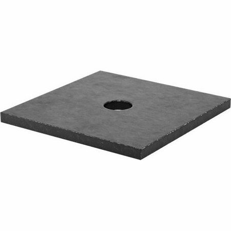 BSC PREFERRED Black-Oxide Steel Square Washer for 5/8 Screw Size 0.688 ID 4 Width 91128A133